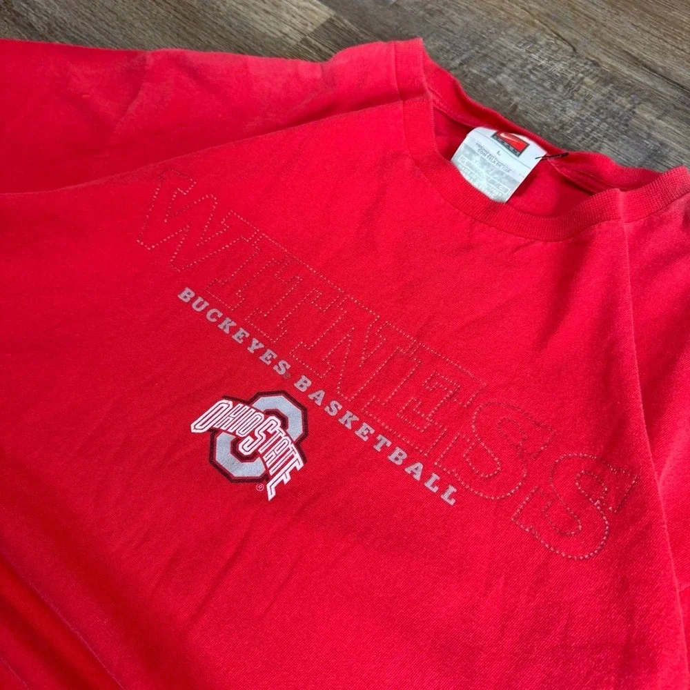 Men's‎ Rhinestone Ohio State Basketball T shirt